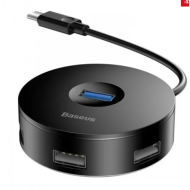 Baseus CAHUB-G01 Round Box 4-in-1 Type-C Hub Adapter
